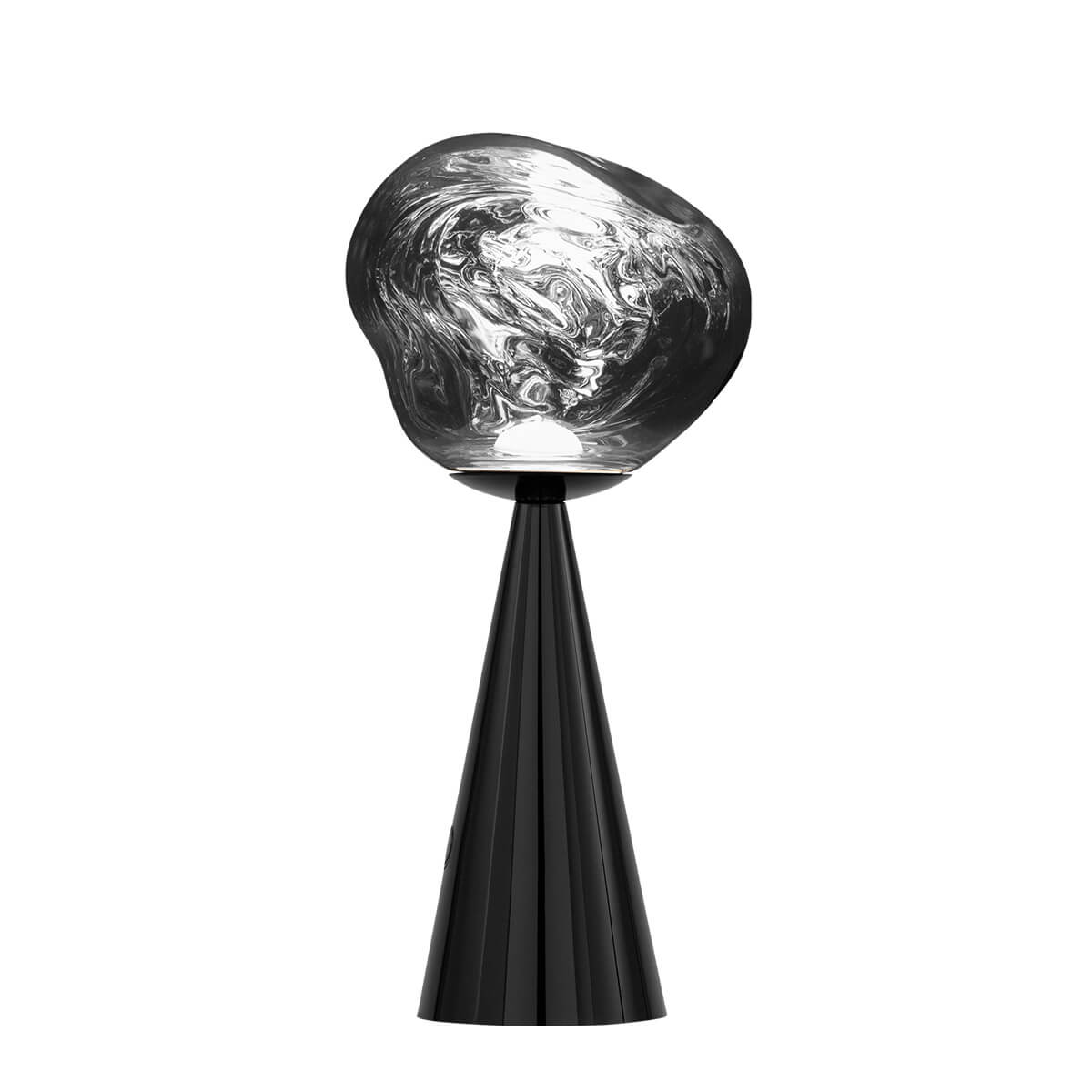 Tom Dixon Melt Portable LED Akkuleuchteschwarz glänzend