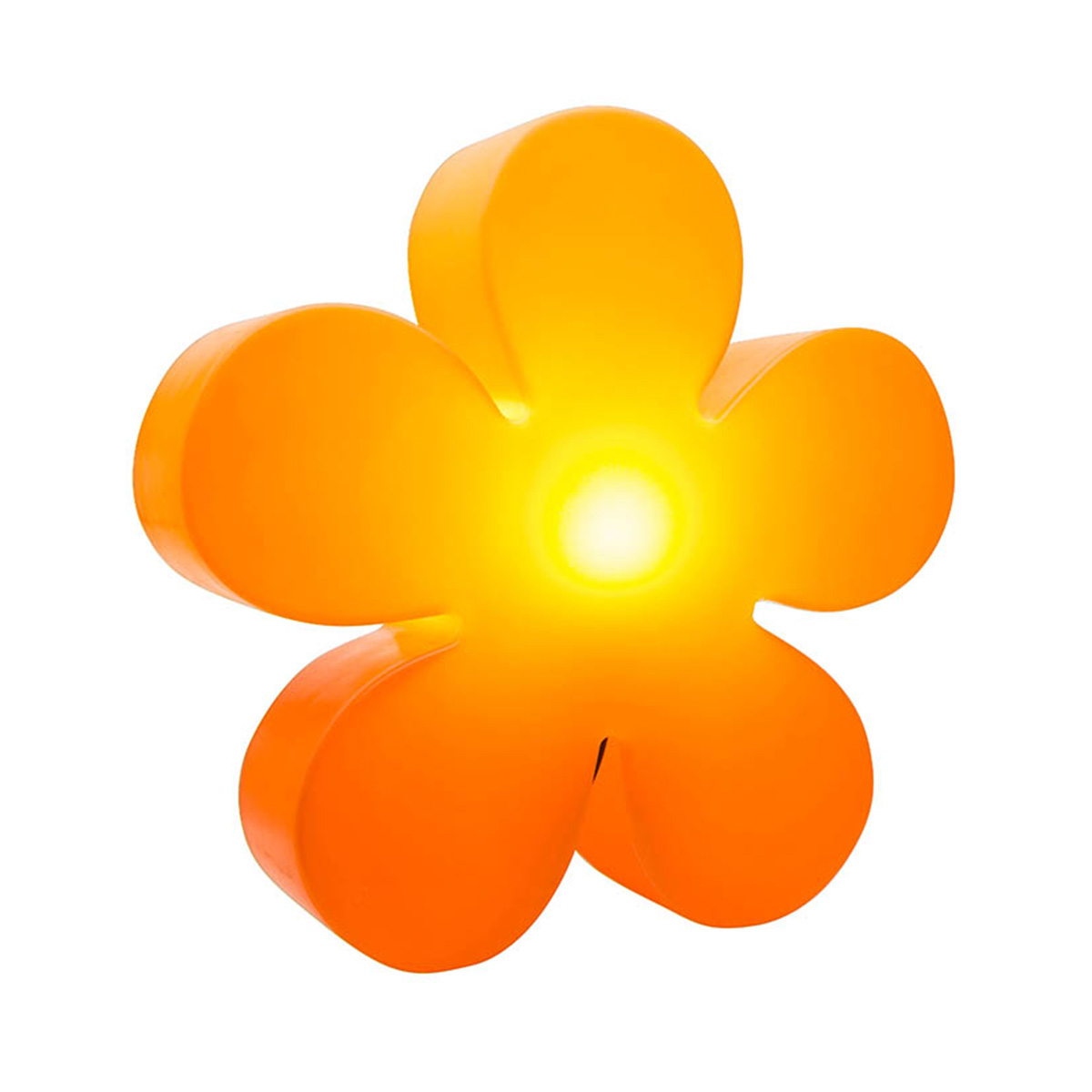 8 seasons design Shining Flower LED Solar- / Dekoleuchte, Ø: 40 cmorange