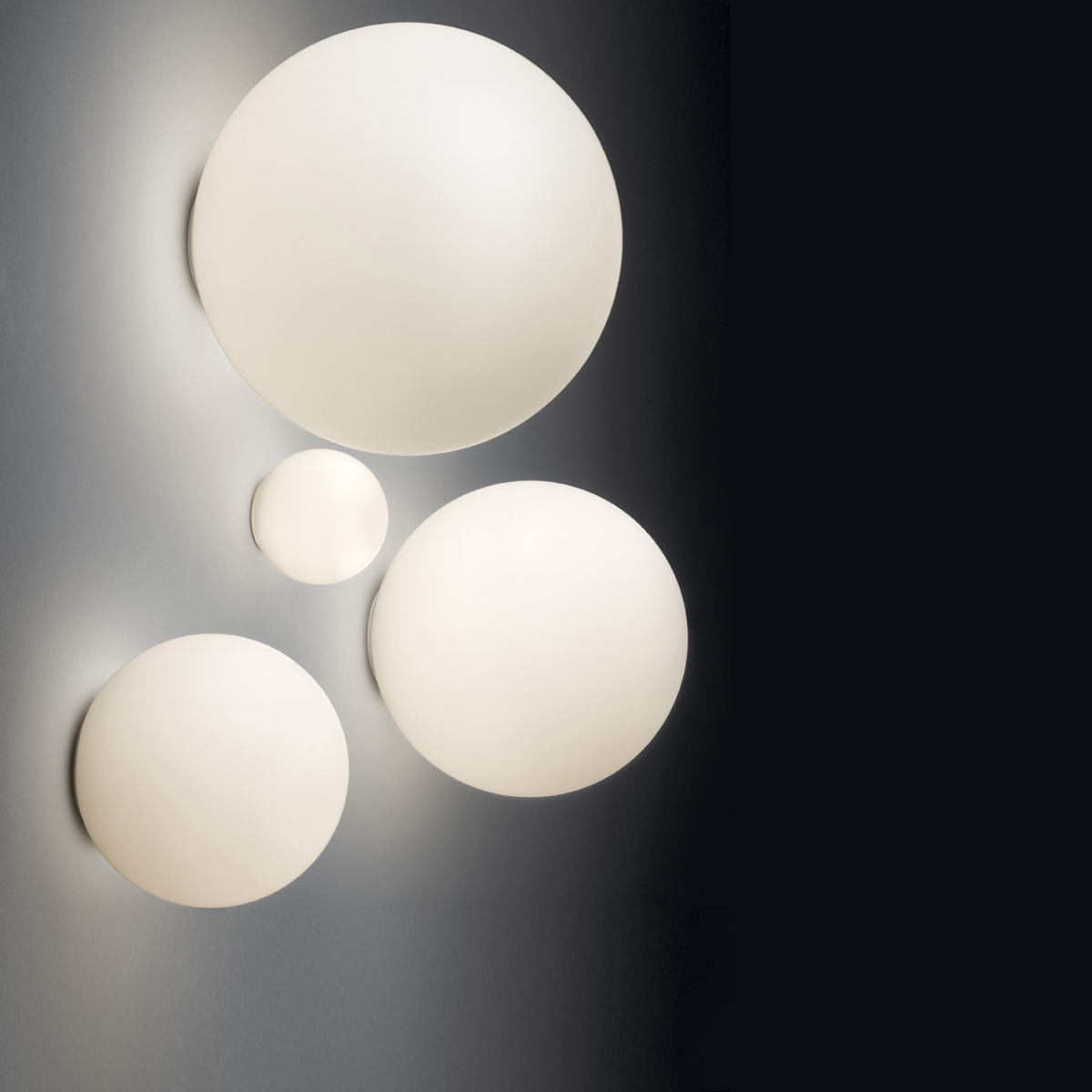 Artemide Dioscuri Parete / SoffittoØ: 14 cm, weiß