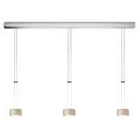 Oligo Grace LED Pendelleuchte, 3-flg., Tunable White, cashmere matt