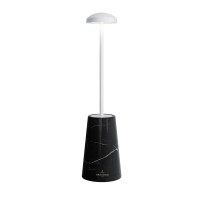 Villeroy & Boch Siena LED Akkuleuchte, weiß / schwarzer Marmor