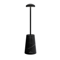 Villeroy & Boch Siena LED Akkuleuchte, schwarz / schwarzer Marmor