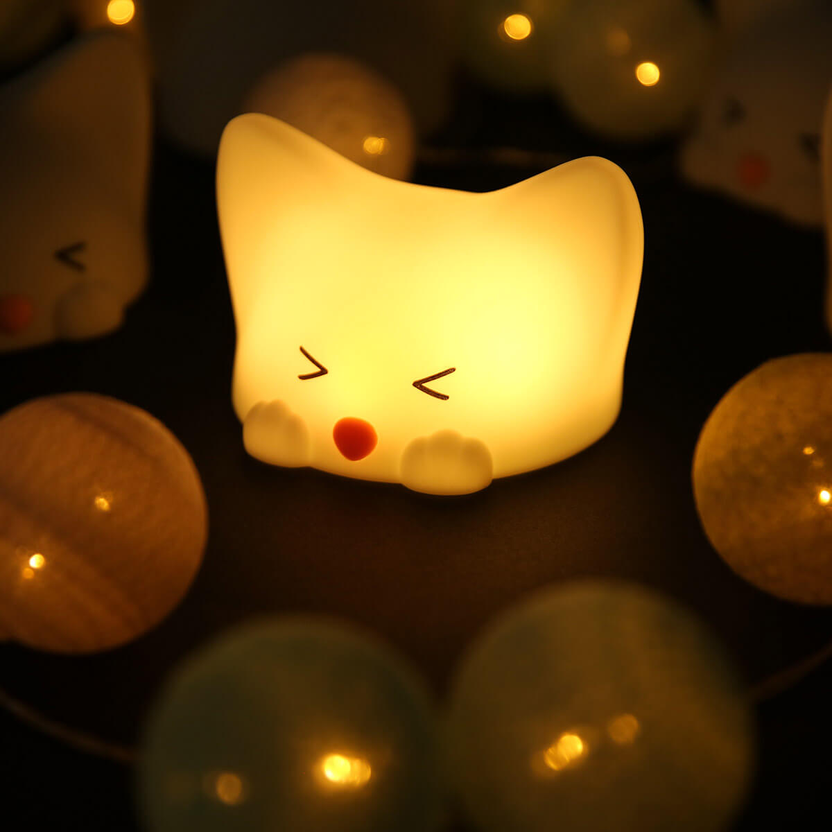 Nachtlicht / Catty Cat Standby Akkuleuchte LED Niermann