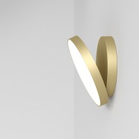 Rotaliana Venere W2 LED Wand- / Deckenleuchte, Luxus-Gold