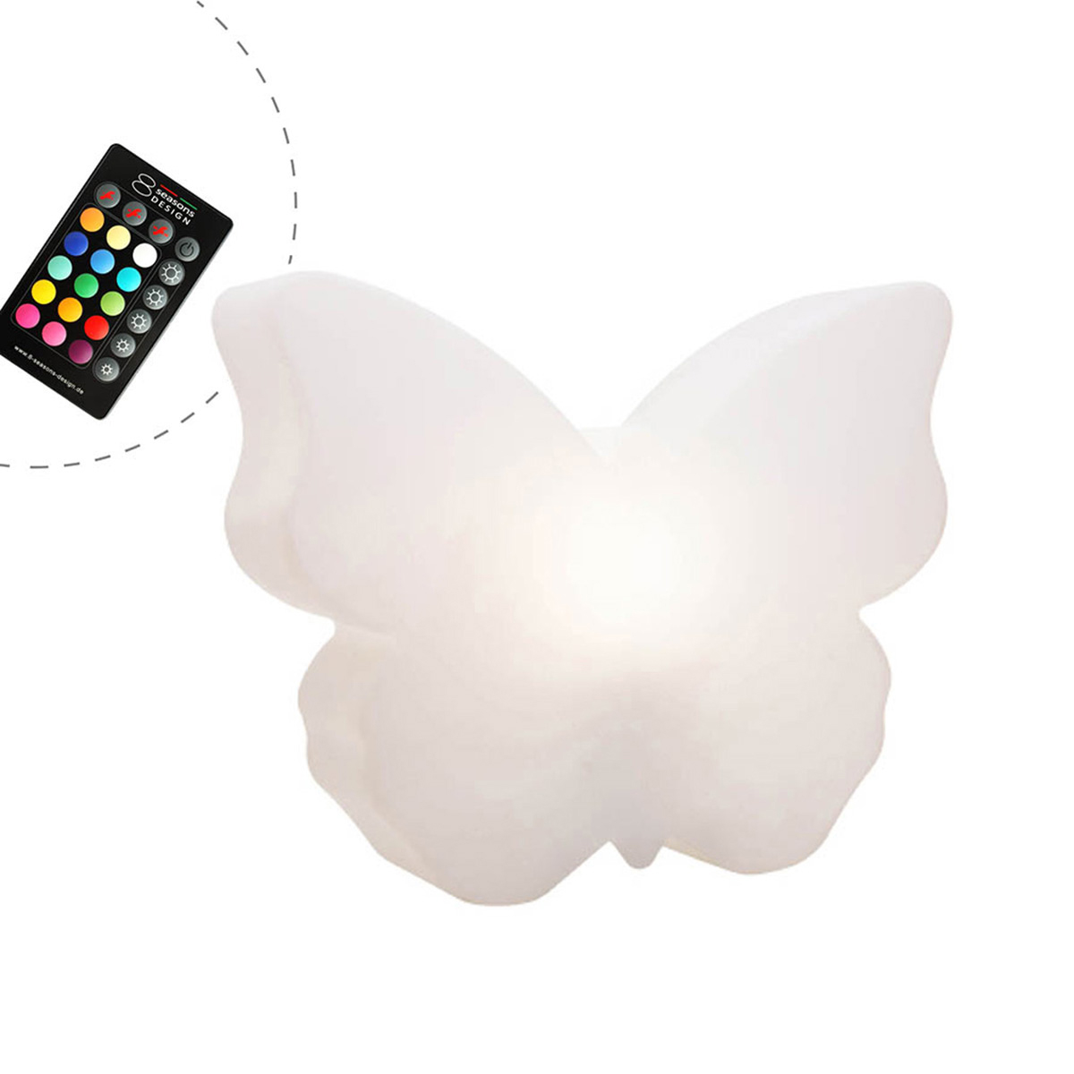 8 seasons design Shining Butterfly LED Solar- / Dekoleuchte