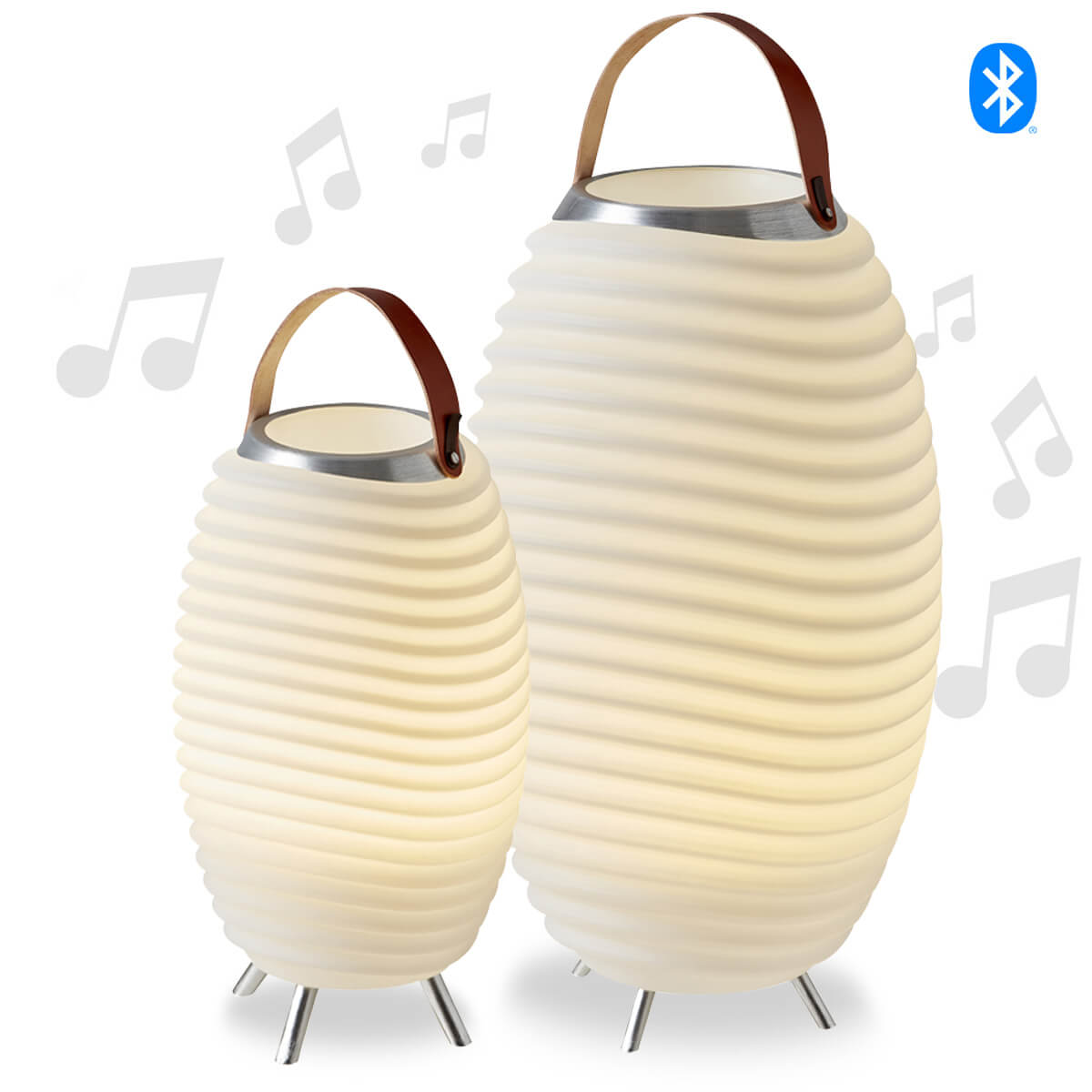 Multifunktionale LED Lampe, Kabelloses Ladegerät, Intelligente LED  Tischlampe, Bluetooth Lautsprecher – SweetHaus