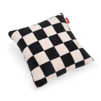 Fatboy Square Pillow Teddy Chess Kissen, schwarz-ecru