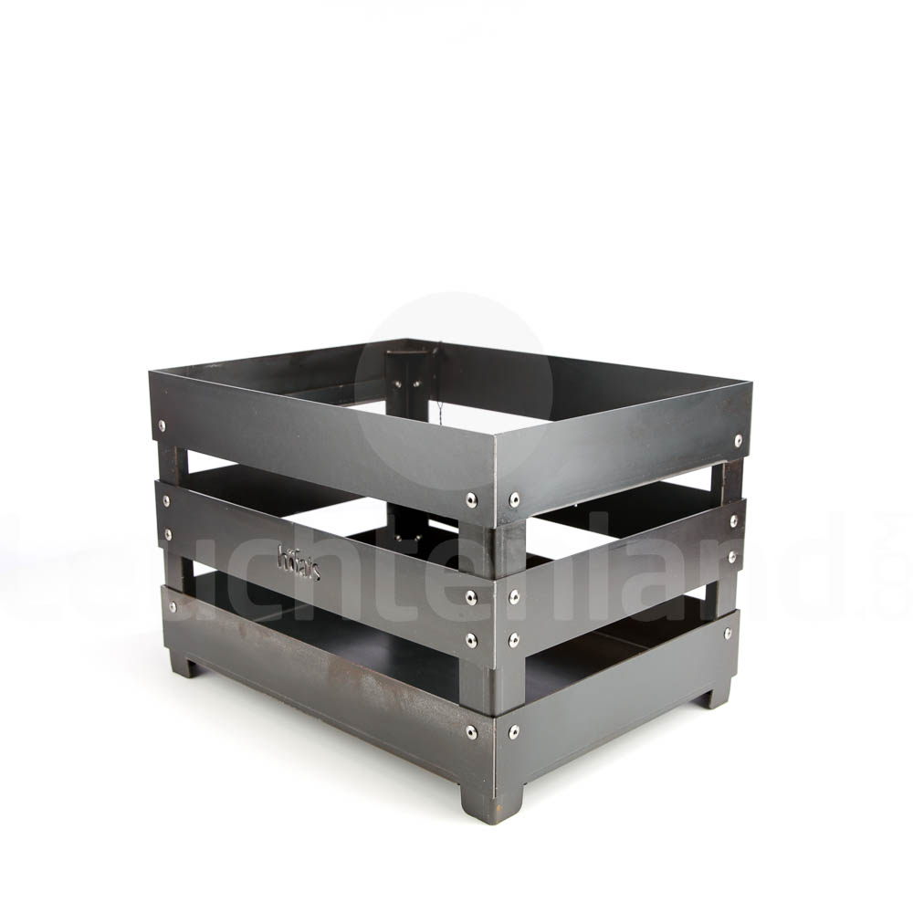 Crate Feuerkorb, Grill & Hocker